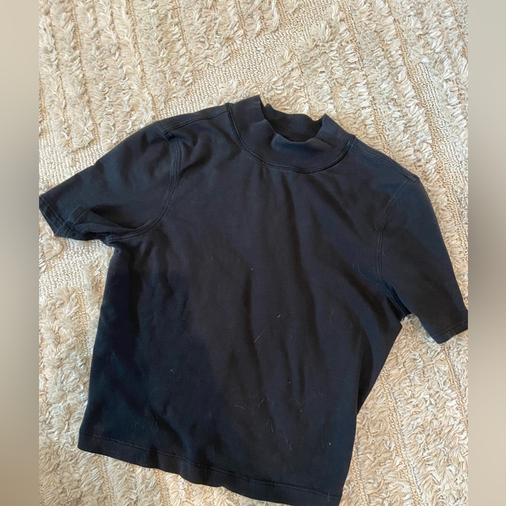 Kitsilano Mock Neck T-Shirt Size 2
